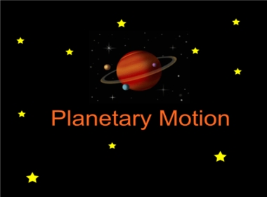 Planetary Motion