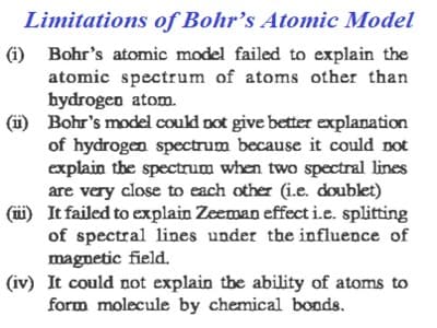 bohr atomic theory model