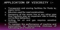 Practical Applications of Viscosity