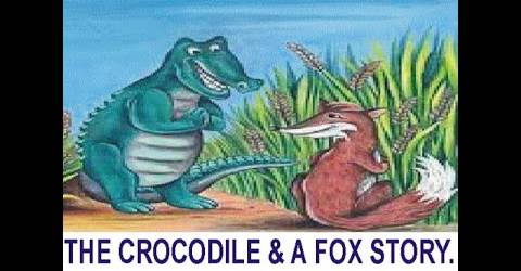 Moral Story: The cunning fox and the foolish crocodile