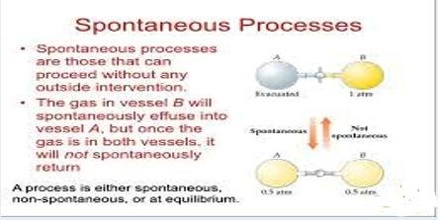 Spontaneous Process in Thermodynamics - QS Study