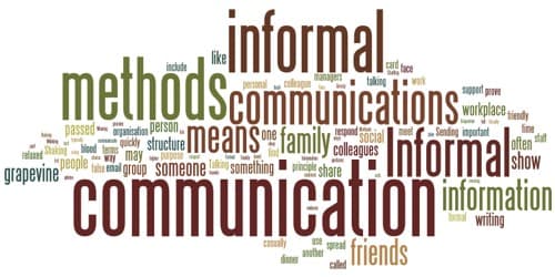Usefulness and Importance of Informal Communication
