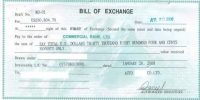 Which Information are includes in Bill of Exchange?