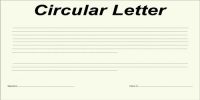 Situations that Require Circular Letter