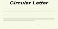 Which Factors should be contained in Circular Letter?
