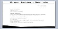 Factors to be Considered in Writing Order Letter