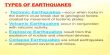Types of Earthquakes