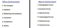 Differences Between Micro and Macro Environment