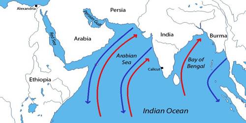 Monsoon Winds of the Arabian Sea