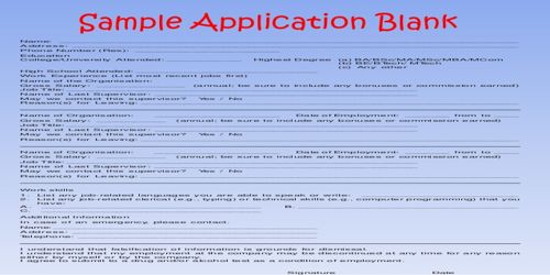 Weighted Application Form
