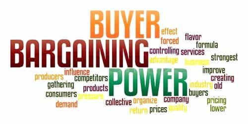 What circumstances, a buyer can create bargaining pressure on sellers?