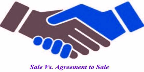 Distinguish between Sale and Agreement to Sale