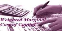 Weighted Marginal Cost of Capital