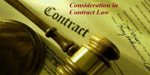Consideration in Contact Law