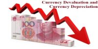 Distinguish between Currency Devaluation and Currency Depreciation