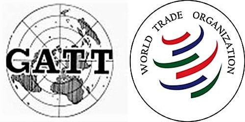 Different rounds of GATT and WTO