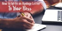 Apology Letter format to Boss for Poor Performance