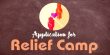 Application for opening Relief Camp in your College Premises