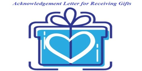 Acknowledgment Letter for Receiving Gifts