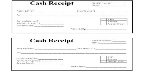 Cash or Cheque Payment Acknowledgement Letter - QS Study