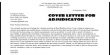 Cover Letter for Adjudicator Job Position