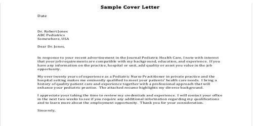 Cover Letter for Nurse Practitioner