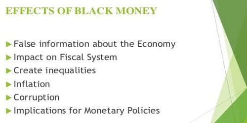 Impact of Black Money