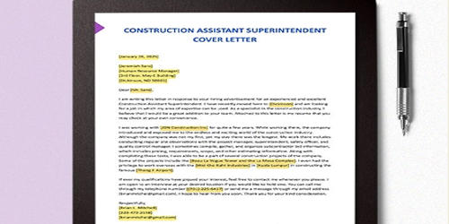 Cover Letter for Assistant Superintendent