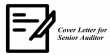 Cover Letter for Senior Auditor