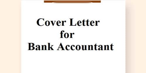 Cover Letter for Bank Accountant