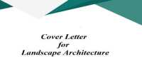 Cover Letter for Landscape Architecture