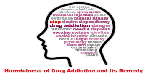 Harmfulness of Drug Addiction and its Remedy