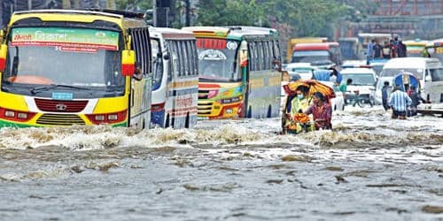 Water logging problem in Dhaka City 1