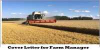 Cover Letter for Farm Manager