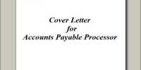 Cover Letter for Accounts Payable Processor
