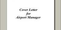 Cover Letter for Airport Manager