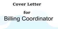 Cover Letter for Billing Coordinator