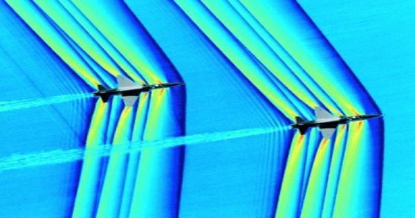 For the first time Incredible images show supersonic shockwave from the air