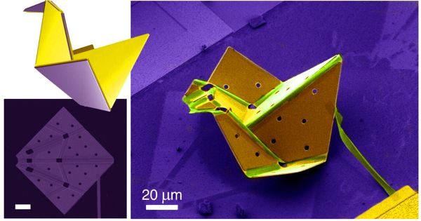 Researcher creates the world’s smallest origami bird using nanotech