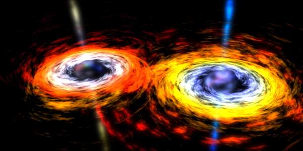A-Pair-of-Orbiting-Black-Holes-Millions-of-Times-the-Suns-Mass-–-NASAs-Visualization-1