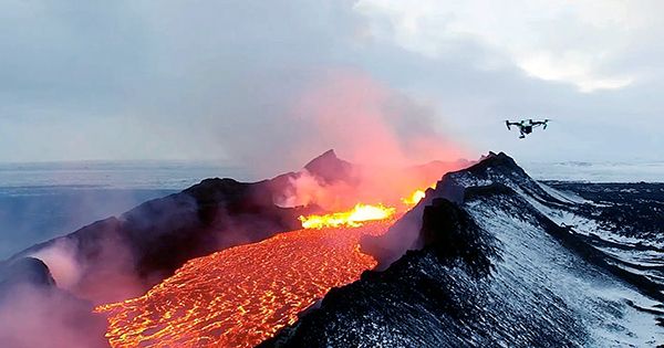 YouTuber Crashes Drone Directly into Center of Erupting Volcano and Captures Last Moments