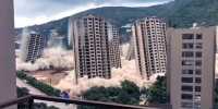 Watch as 15 Skyscrapers Simultaneously Explode in Mass Demolition