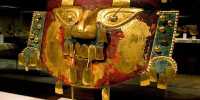 Red Paint on Pre-Incan Gold Mask Turns Out To Be Bound With Human Blood