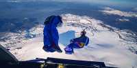 Skydiver in Wingsuit Becomes First Person Ever To Fly In And Out Of an Active Volcano