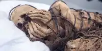 Perfectly Preserved Mummy, Rope-Bound in Fetal Position, Found In Peru