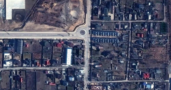 Satellite Images Show Mass Grave Near Bucha Massacre in Ukraine