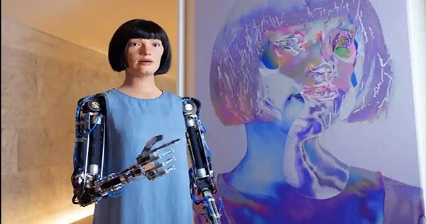 AI Robot Artist Holds Exhibition of Her Work, and Honestly, the Paintings Are Great