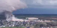 Intense Drone Footage Caught a Tornado Destroying a Kansas Town