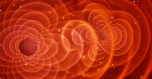 Using Gravitational Waves to Detect new Particles near Black Holes