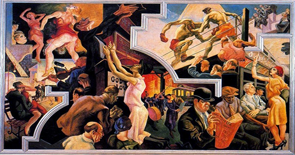 This 1937 painting is seen as “proof” of time travel